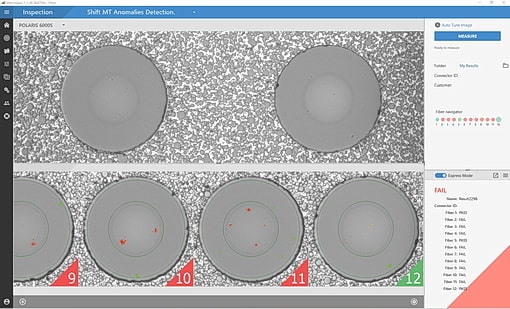 Zoomed-in Inspection Result for MT12 Ferrule