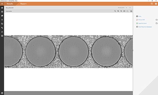 Zoomed-in Inspection Result for MT12 Ferrule